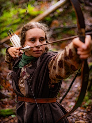 Yoga und Bodenschießen